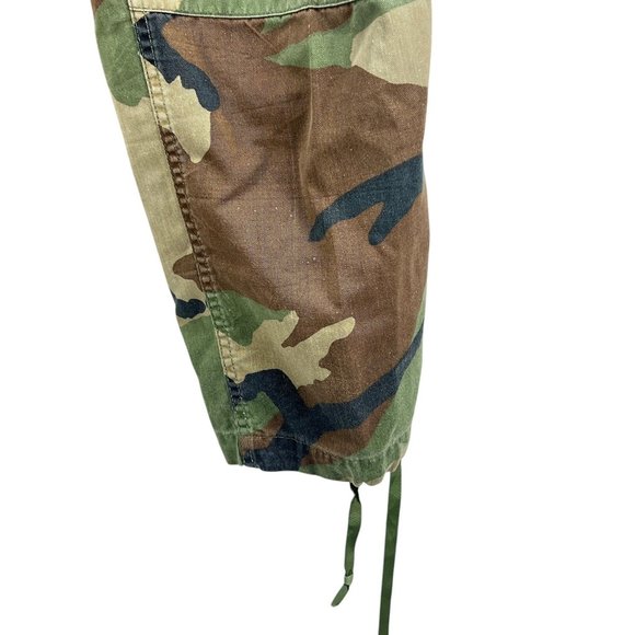 Vintage Military Camouflage Cargo Pants M Reg Adjustable Waist Cotton Outdoor - Picture 5 of 15